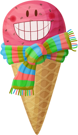 卡通可爱冰淇淋素材 - Creative Ice Cream (518x518)
