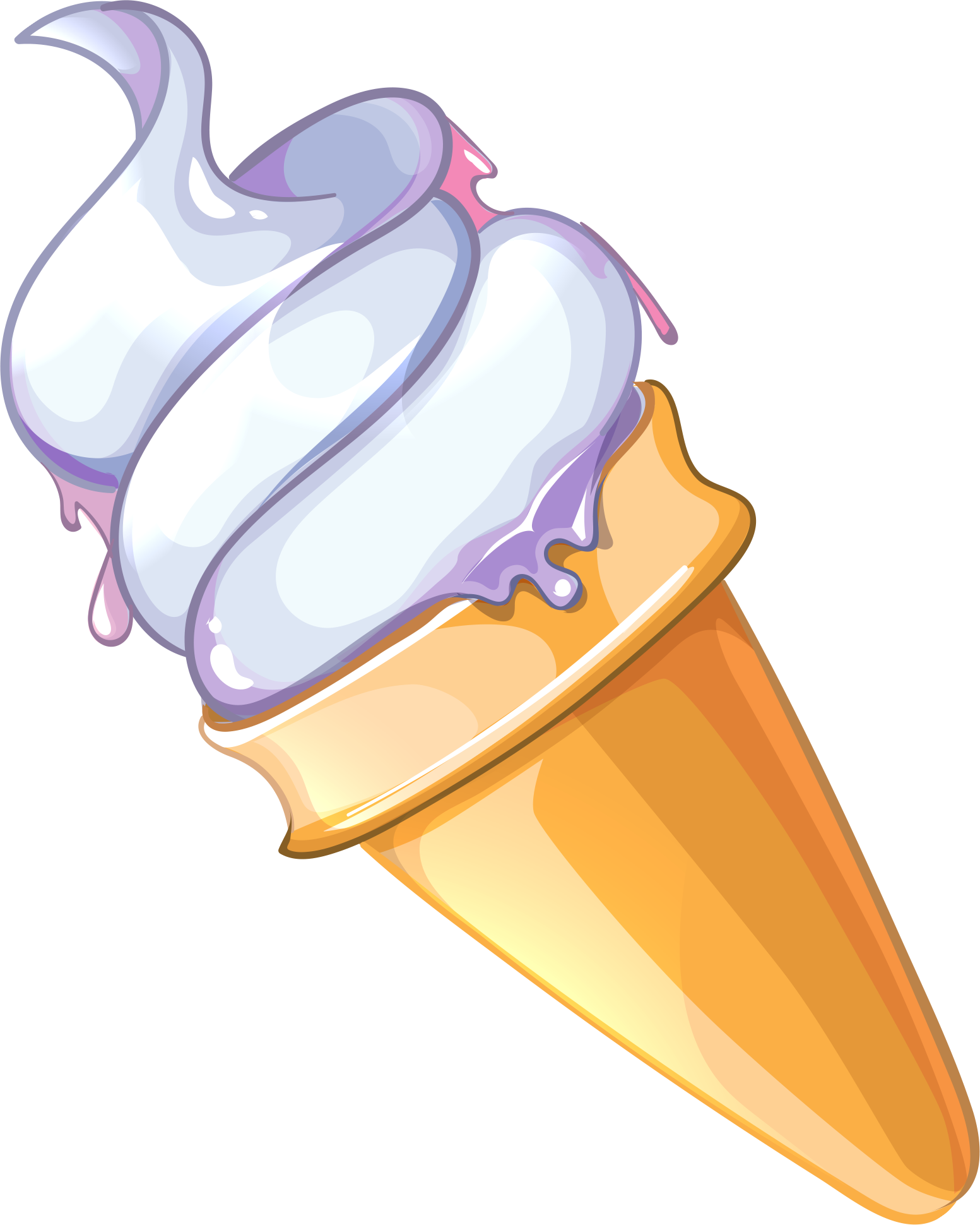 冰激凌 - Ice Cream Cone (1553x1940)