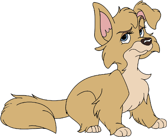 Lady And The Tramp Clip Art Image - Lady And The Tramp 3 (550x458)