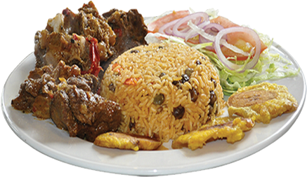 Plate Clipart Mexican Food - Dominican Food (455x285)