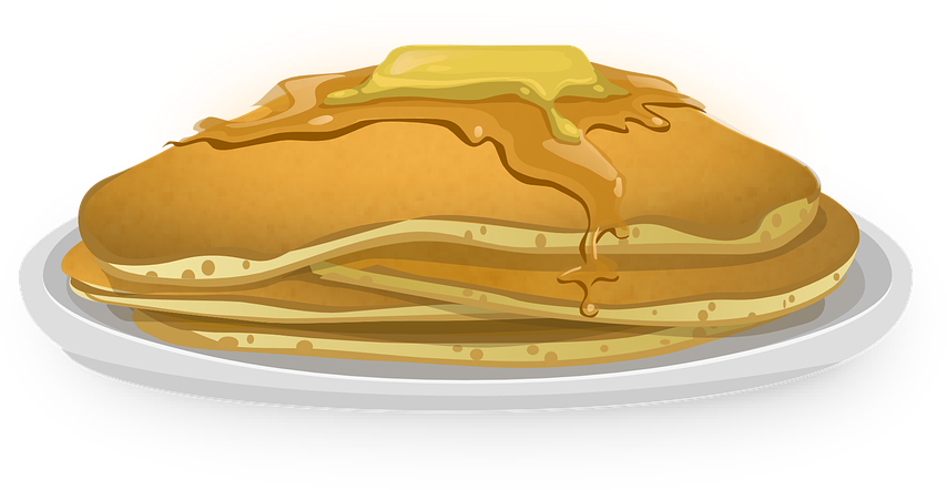 Pancake With Syrup Clip Art At Clker - Pfannkuchen Und Sirup-spitze-zitat Postkarte (960x545)