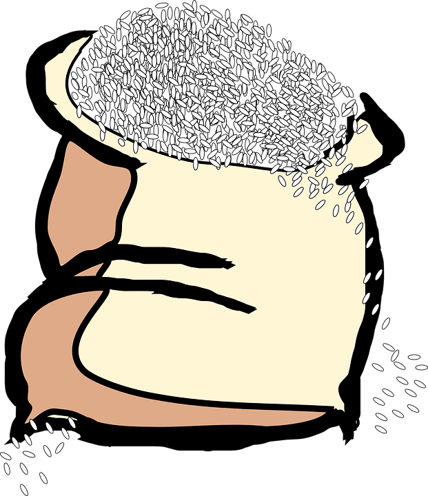 Rice Bowl Cliparts 25, Buy Clip Art - Bags Of Coffee Clipart (621x720)