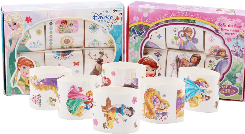 迪士尼儿童纹身贴卡通贴纸 - Bath Toy (800x800)