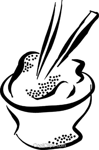 O Bowl Of Rice Royalty Free Vector Clip Art Illustration - O Bowl Of Rice Royalty Free Vector Clip Art Illustration (319x480)