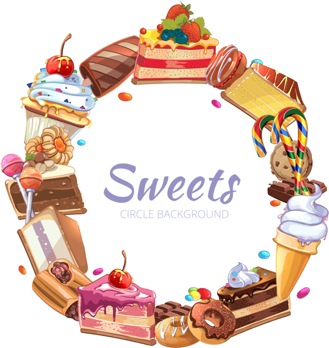 蛋糕糖果冰激凌卡通甜点装饰 - Cake Fever: Stiletto Book [book] (804x804)