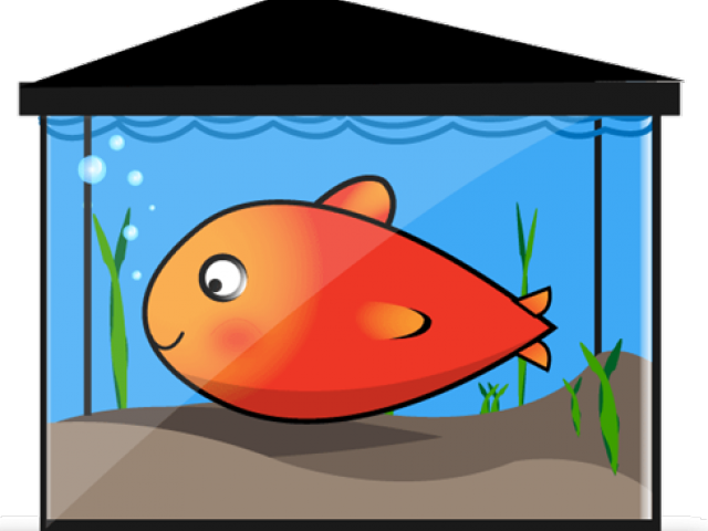 Fish Tank Clipart Goldfish Tank - Fish Tank Clip Art (640x480)