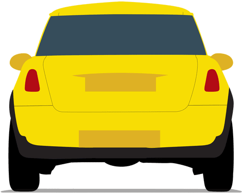City Car Rear View Transparent Png - Rear Car Clip Art (512x512)