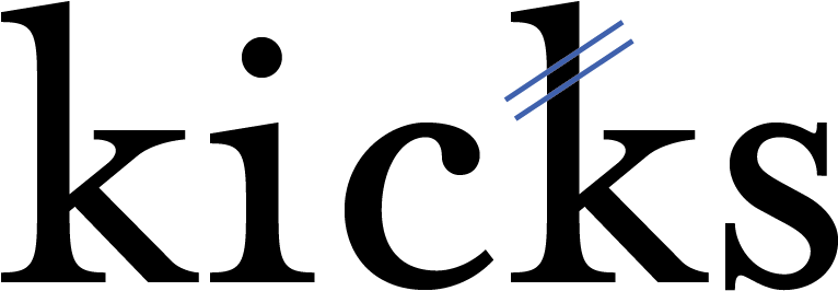 Kicks Is An Online Community For Females Who Love Sneakers - Logo (791x446)