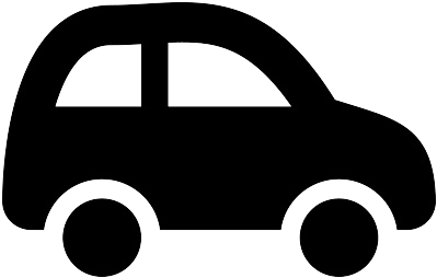 Car Locksmith - Car Icon Black And White (400x400)