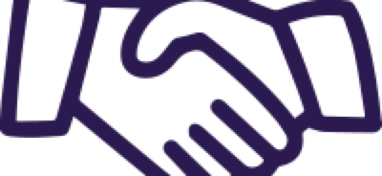 March Transactions - Handshake Symbol Png (758x350)