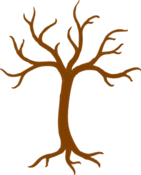 Trunk - Clipart - Tree Trunk Clipart (483x600)