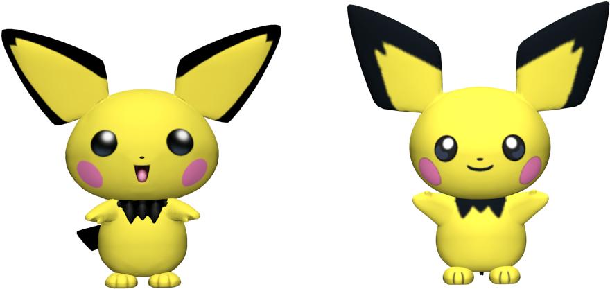 Looks Like The Modern Pichu You Have There Is In Orthographic - Cartoon (960x540)
