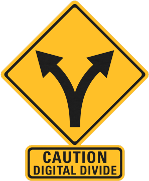 Even Though The Heart Of The Assignment Was To Research - Png Files Digital Divide (378x378)