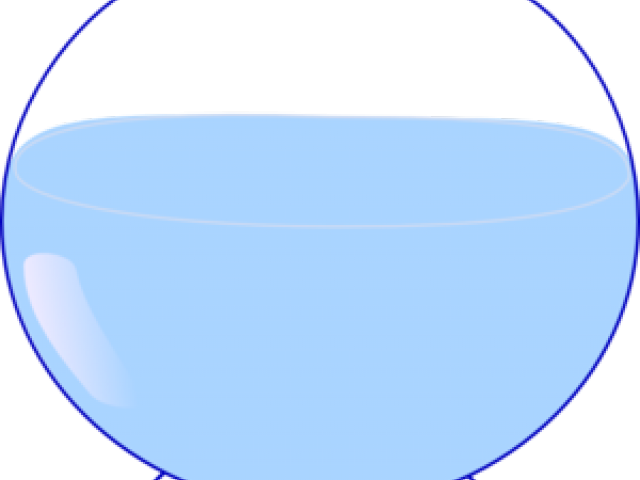 Fish Tank Clipart Empty Aquarium - Circle (640x480)