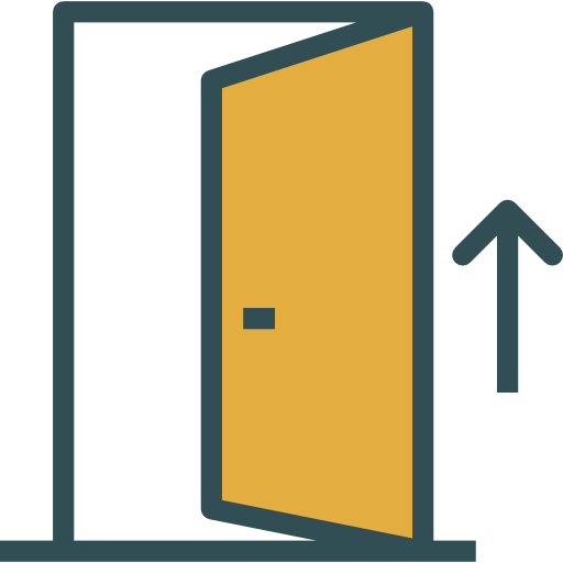 Door Free Icon - Sign (512x512)