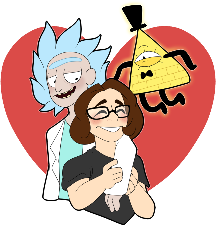Rick X Pr1ncesspancakes X Bill By Acluigiyoshi - Cartoon (876x911)