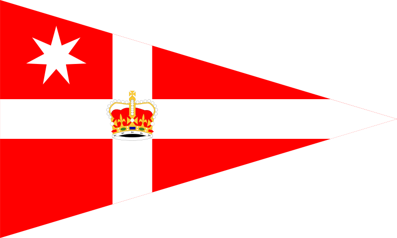 Burgee Of Royal Melbourne Yacht Squadron - Lieutenant Governor Of Ontario (800x480)