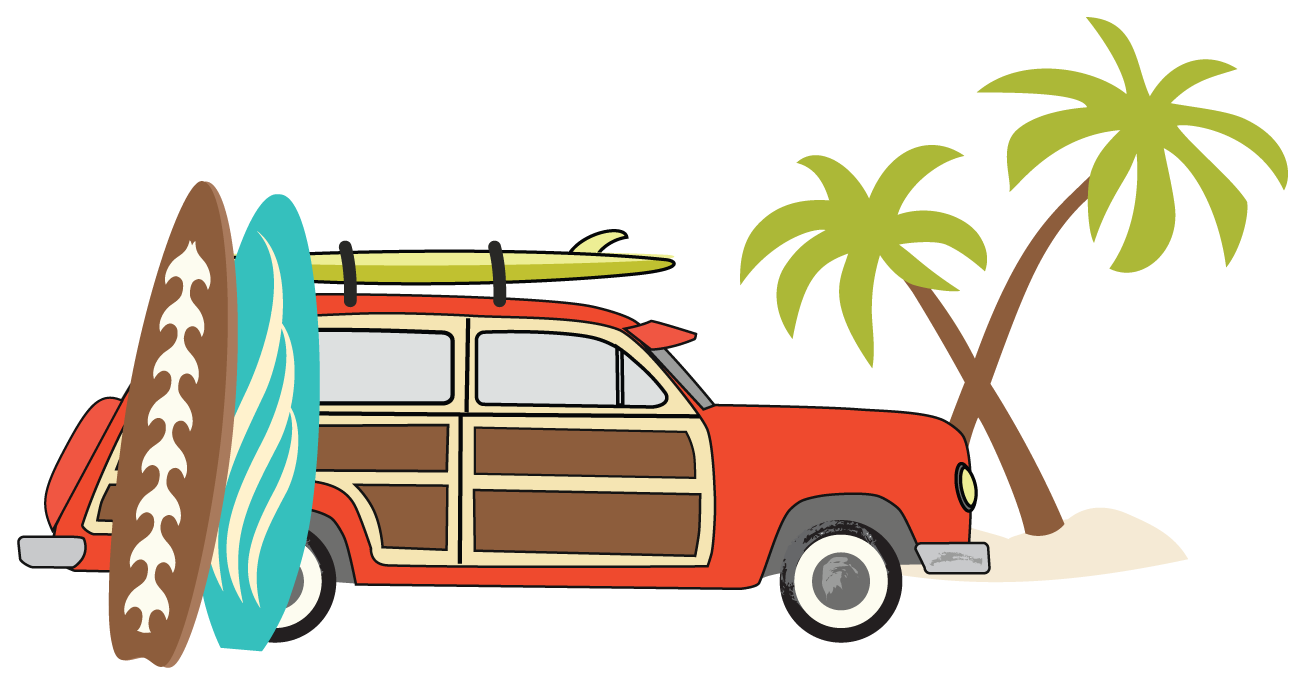 Slice In Half - Carta Bella Sticker 12 X 12 In. Summer Lovin' Element (1330x712)