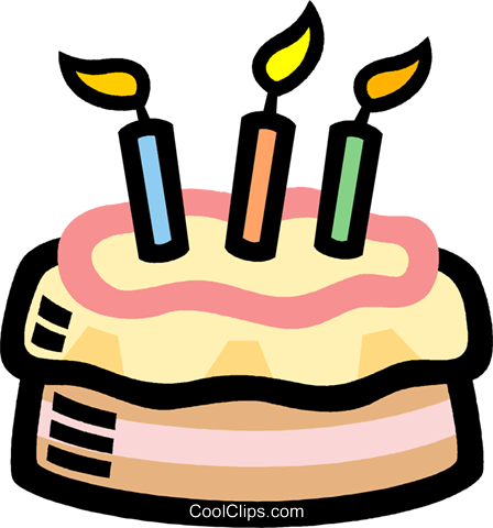 Torta De Cumpleaños Libres De Derechos Ilustraciones - Birthday Cake (448x480)