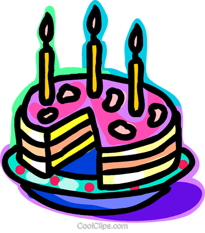 Torta De Cumpleaños Libres De Derechos Ilustraciones - Birthday Party (423x480)