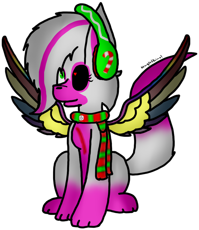 Christmas Mangle By Serenea-artz - Cartoon (852x937)
