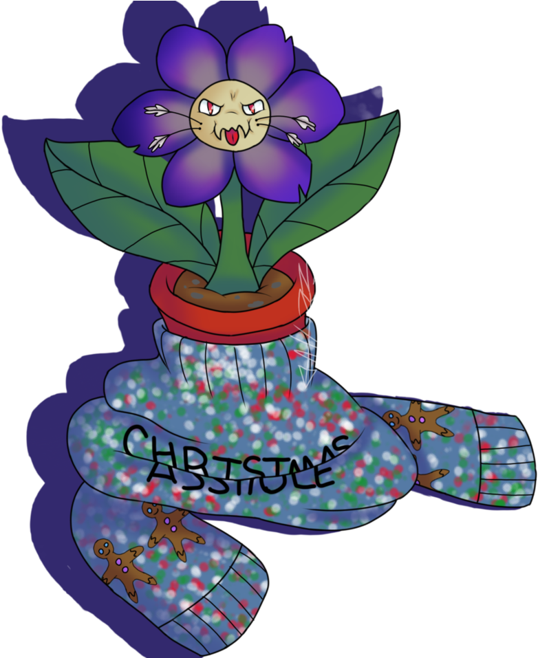 Antitale Flowey's Ugly Christmas Sweater By Ander The - Christmas Jumper (835x956)