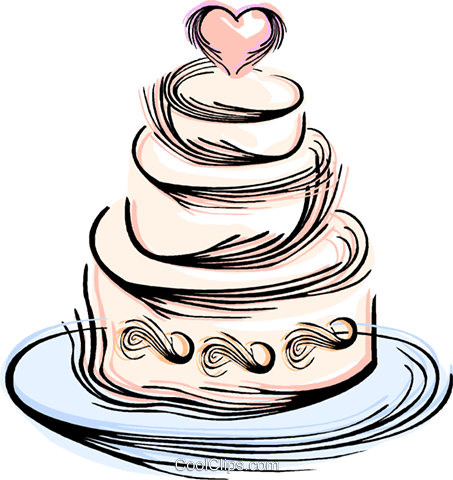 Torta Matrimonio Clipart 3 By Kevin - Birthday Cake Clip Art (453x480)