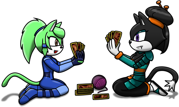 Go Fish~ By Cyberthehedgehog270 - Cartoon (822x520)