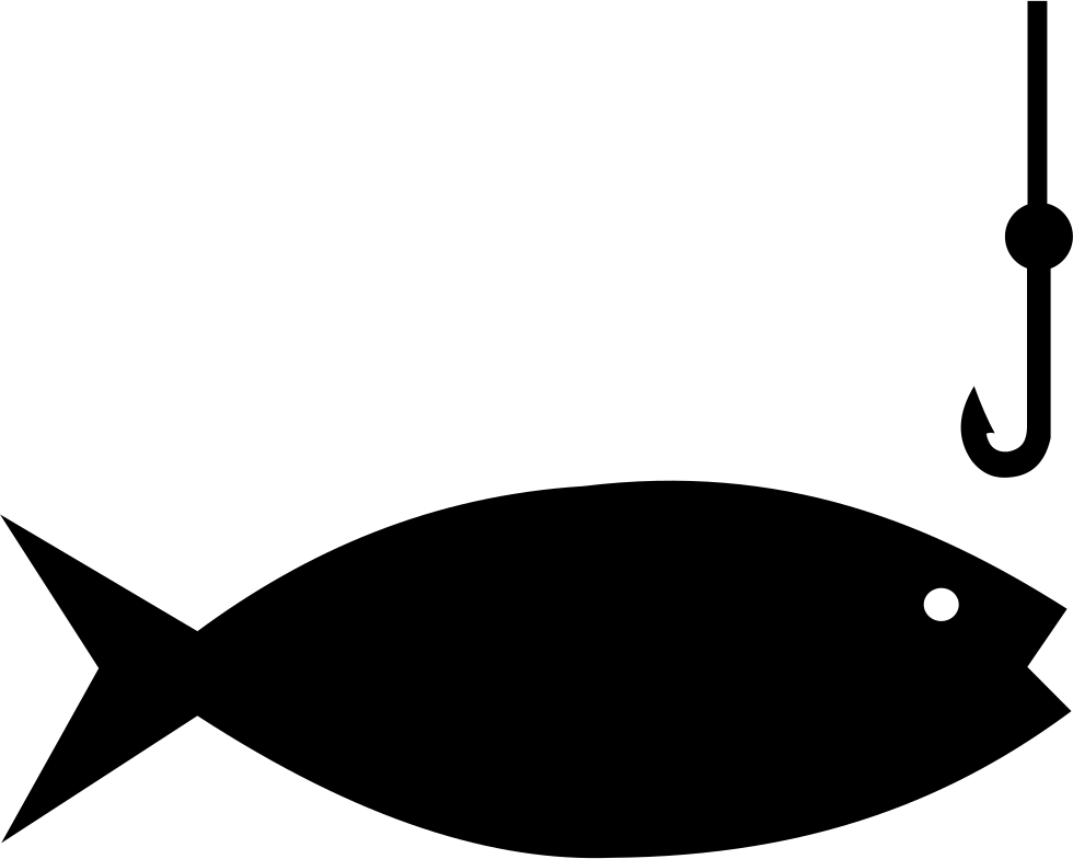 Go Fishing Comments - Vector Silhouette Fish (980x784)