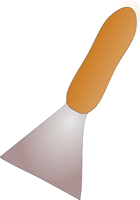 Dipper, Trowel, Scoop, Mortar, Craft - Putty Knife Clip Art (448x640)