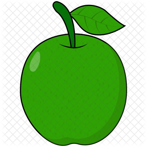 Apple, Calories, Creative, Doctor, Fruit, Grid, Healthy, - Draw A Cute Monkey (512x512)