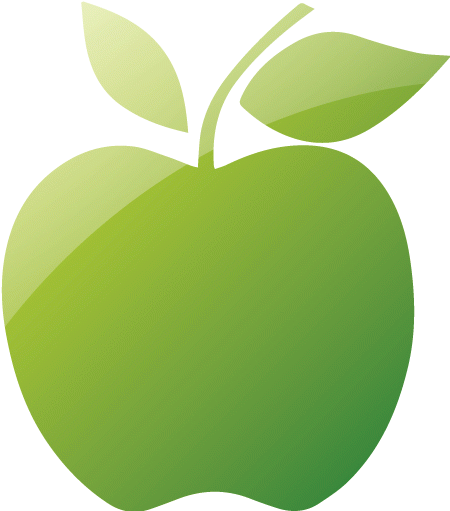 Web 2 Green Apple 2 Icon - Icon (512x512)