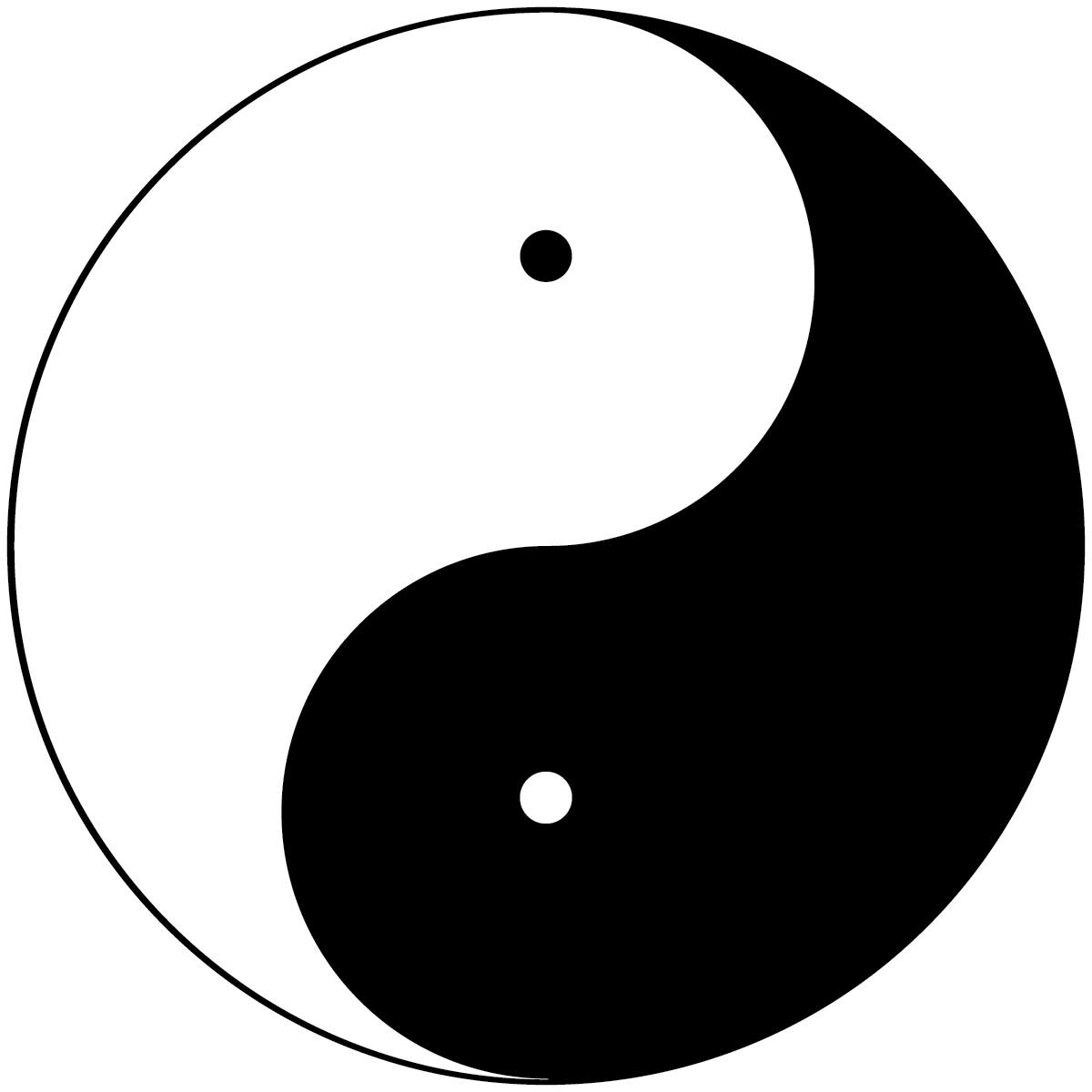 Wellness Clipart - Yin And Yang Png (1280x1280)