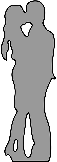 Siluetas De Parejas Apasionadas - Couple (320x640)