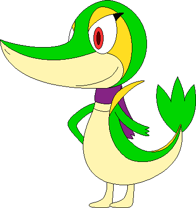 Violet The Snivy By Masterge77 - Snivy (388x411)