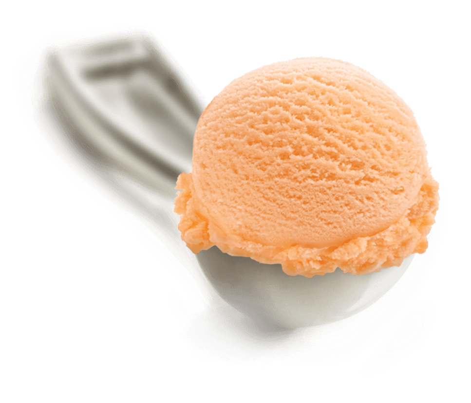 Orange Sherbet - Vanilla Ice Cream Png (1026x933)