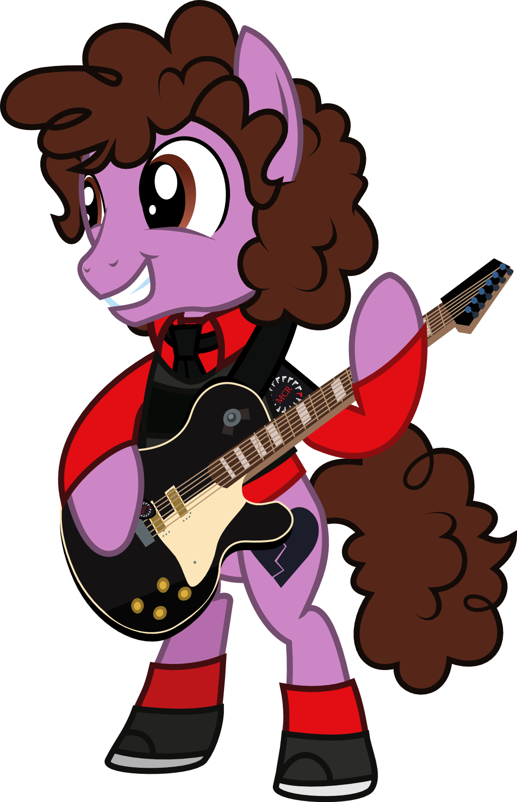 Lightningbolt, Bipedal, Clothes, Curly Mane, Derpibooru - Anger (1027x1592)