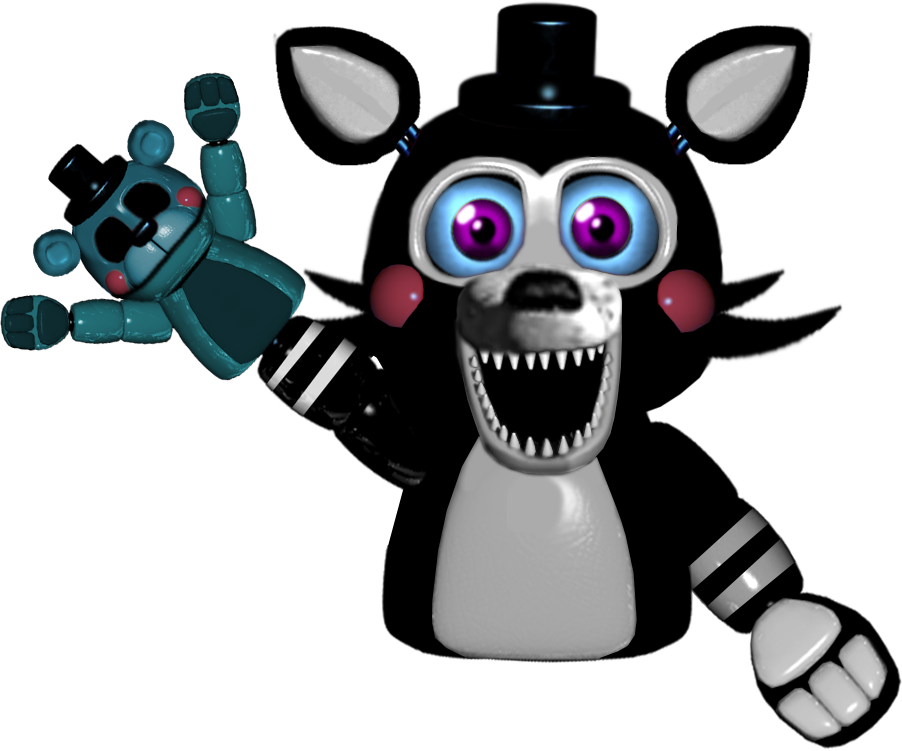 Puppet Puppet Fox By Pkthunderbolt100 - All Fnaf World Puppet Fox (902x751)