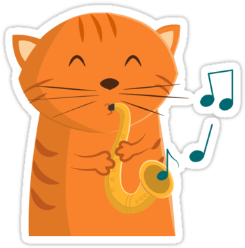 Cat Images Cartoon - Sticker Cartoon (375x360)
