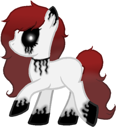 Creepy Pony Auction By Toxijen - Pony (400x452)