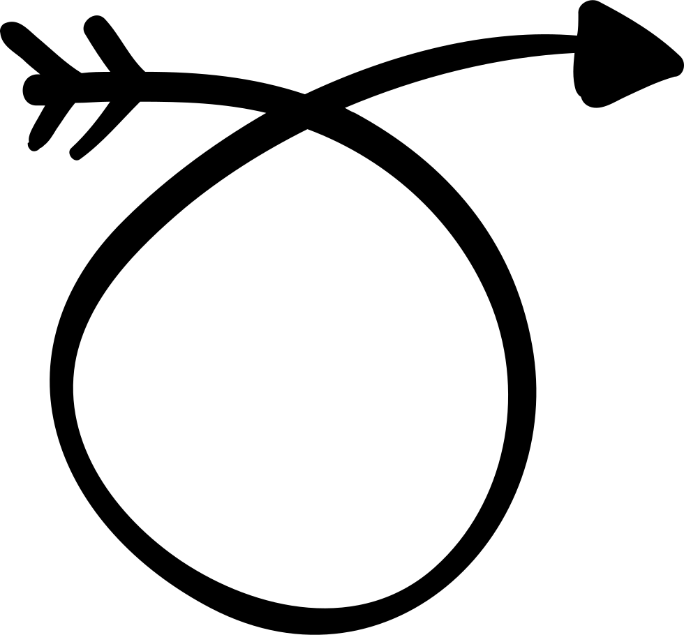 Right Loop Arrow Comments - Loop Arrow Clipart (980x910)