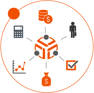 مروری بر امکانات و ویژگی های سیستم حسابداری نرم افزار - Diagram (400x400)