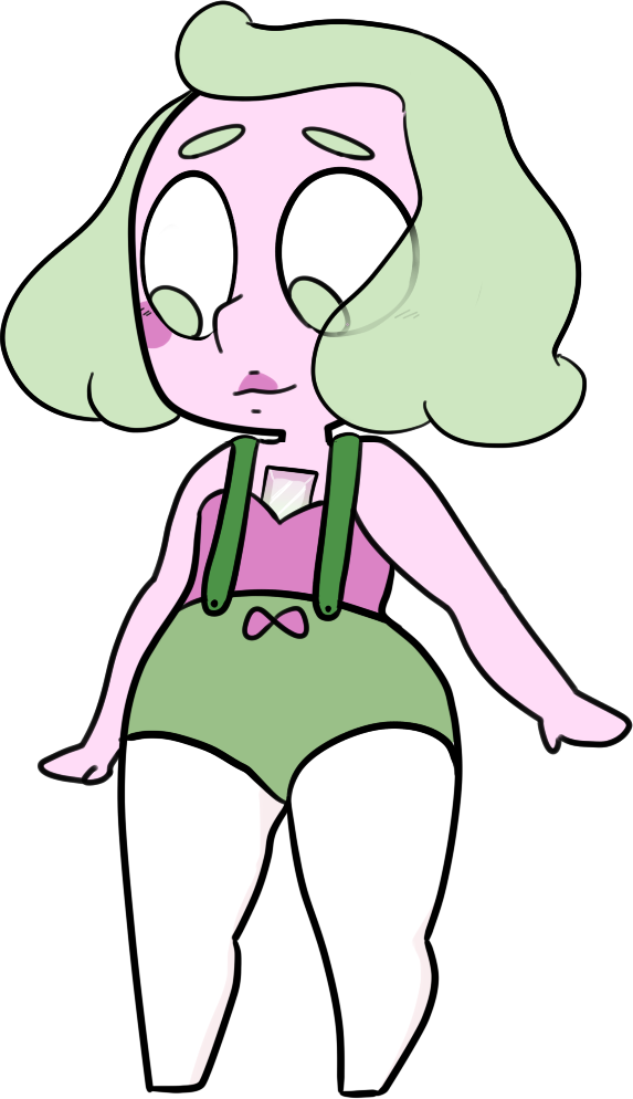 Watermelon Tourmaline By Storyboos - Cartoon (573x994)