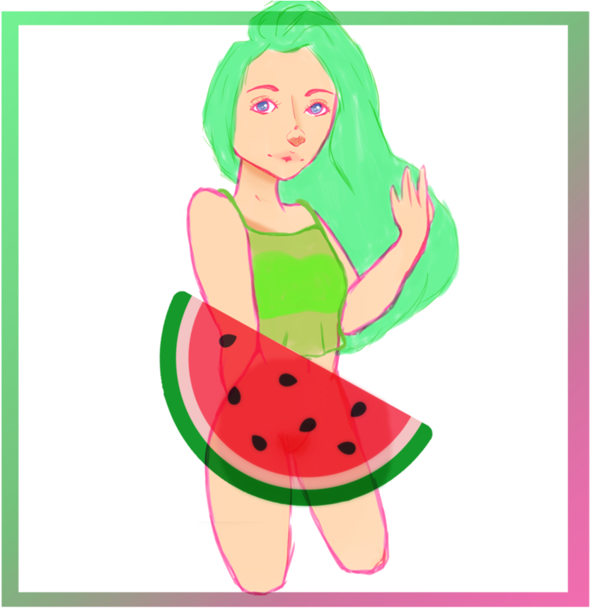 Watermelon Flow By Faltesqe - Watermelon Flow By Faltesqe (894x894)