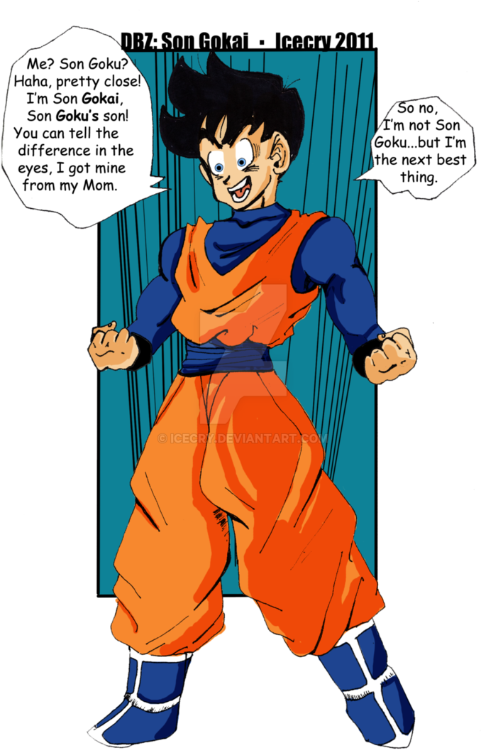 Enter Son Gokai By Icecry - Goku And Bulma Son - (712x1123) Png Clipart Download Enter Son Gokai By Icecry - Goku And Bulma Son - (712x1123) Png Clipart Download