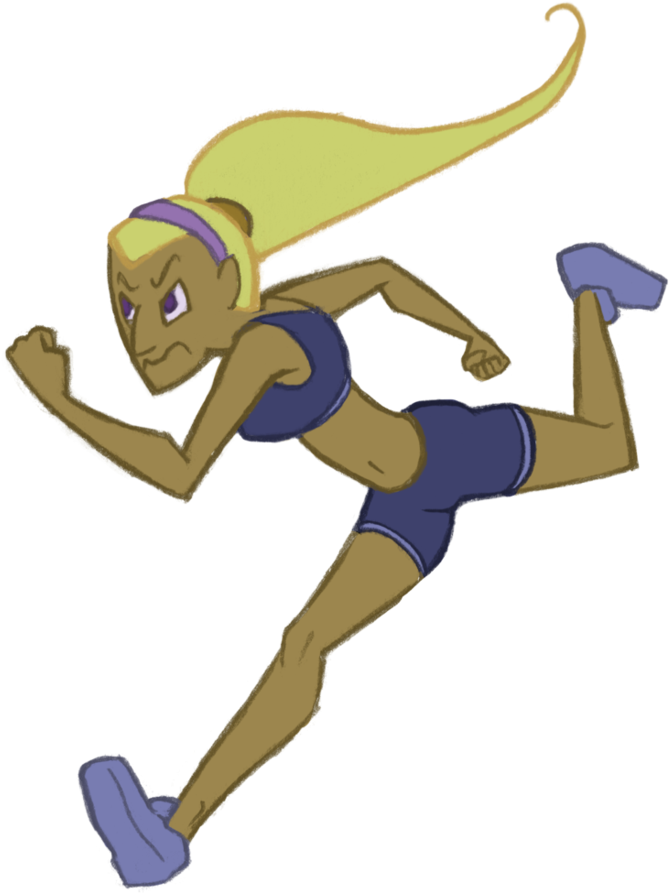 Cartoon Sprint Drawing Clip Art - High Jump (824x969)