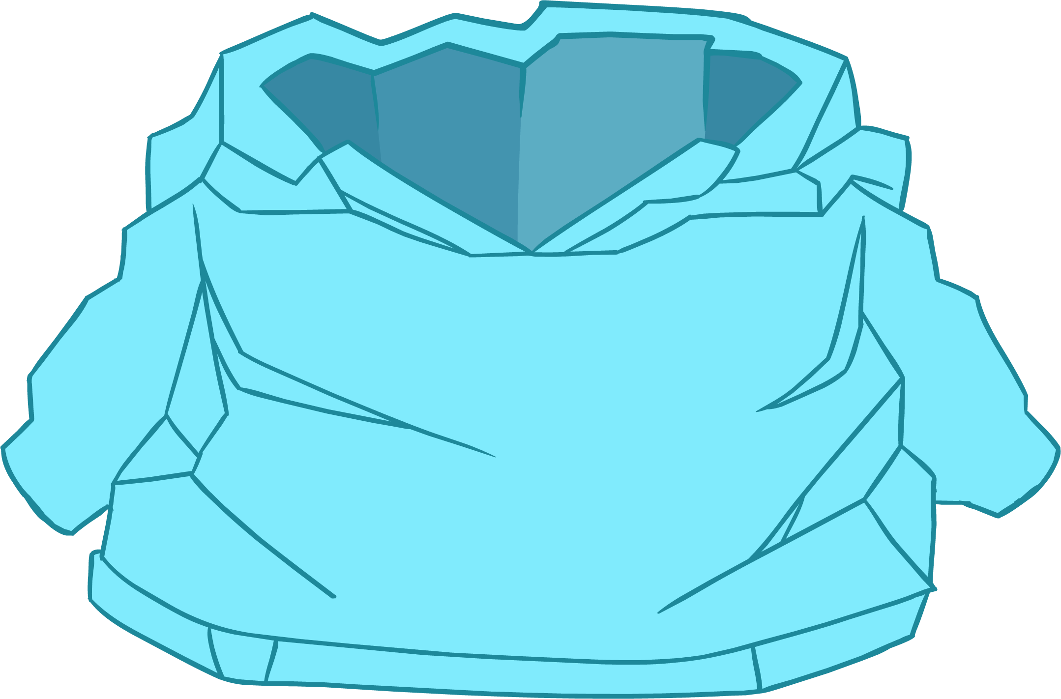 Icy Hoodie - Club Penguin Ice Hoodie (2158x1422)