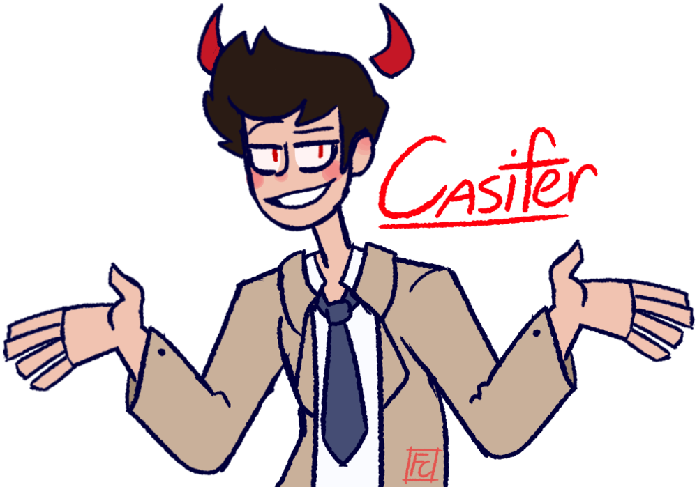 Froggiecredits 11 1 Lucifer, Get Out Of The Angel Please - Cartoon (1024x707)