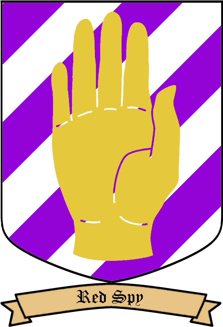 Bendy Sinister Purpure And Argent Of Eight, An Open - Bendy Sinister Purpure And Argent Of Eight, An Open (899x1142)