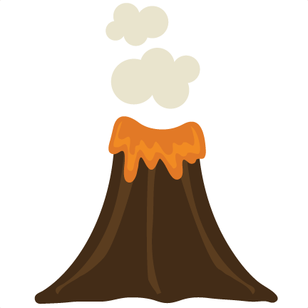 Volcano Clipart Transparent - Volcano Cute (432x432)